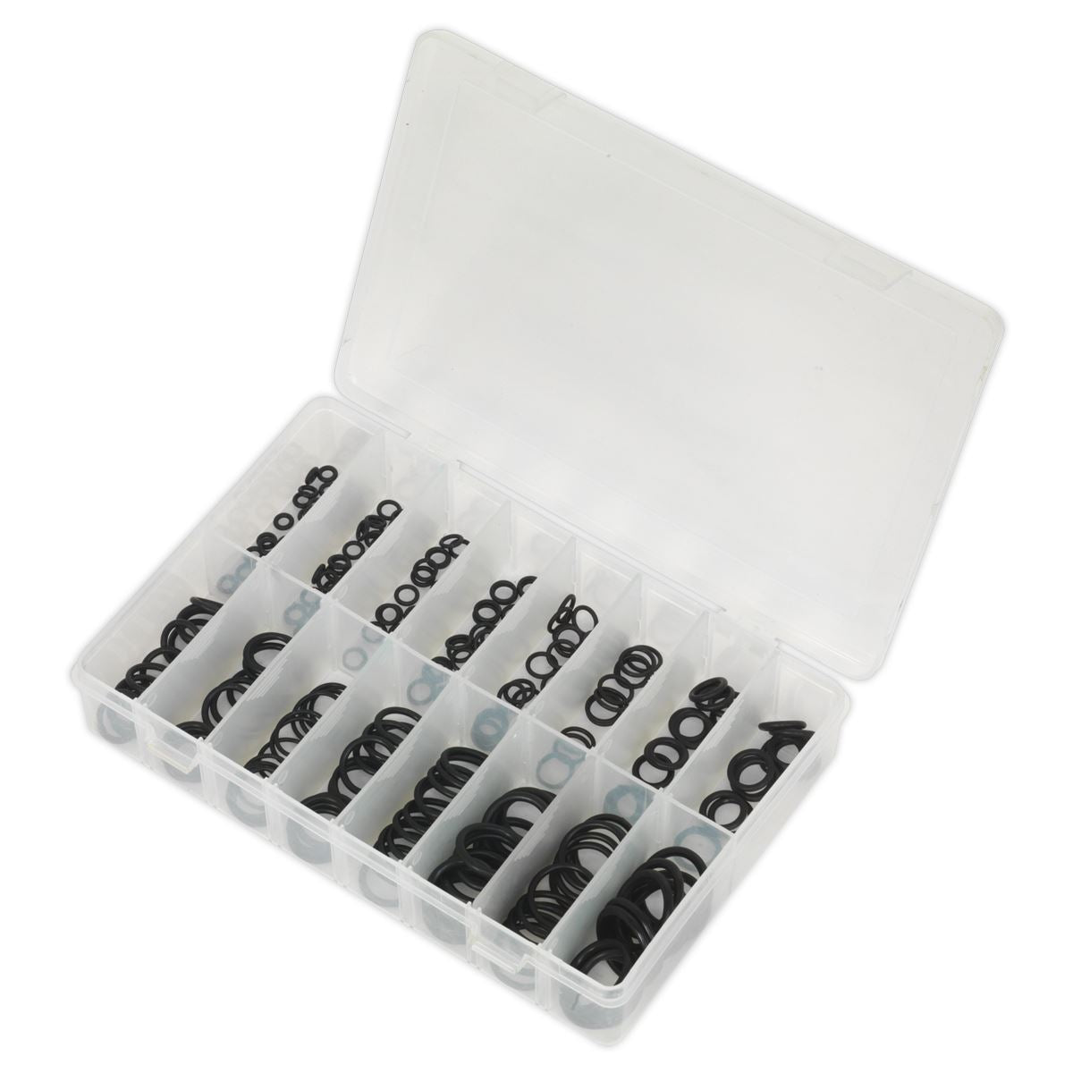 Sealey AB004OR Rubber O-Ring Assortment 225pc Metric Sealey