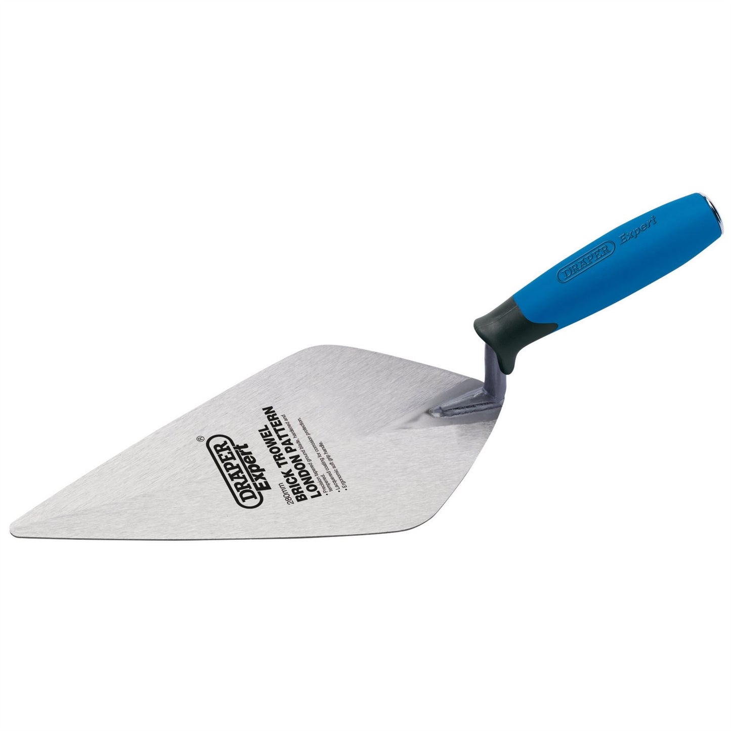 Draper 82148 Soft Grip Stainless Steel London Pattern Brick Trowel 275mm Draper