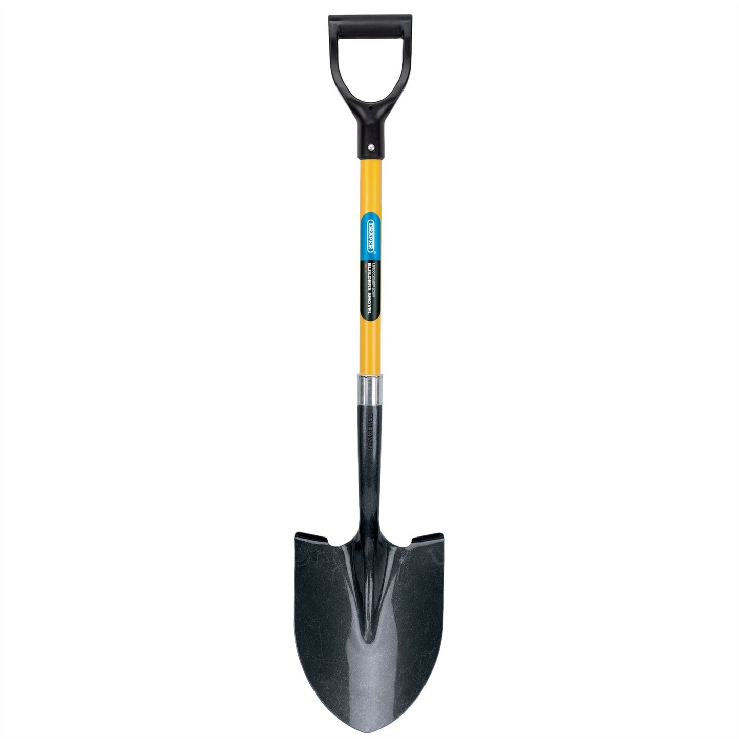 Draper 43216 Round Point Builders Shovel with Fibreglass Shaft Draper