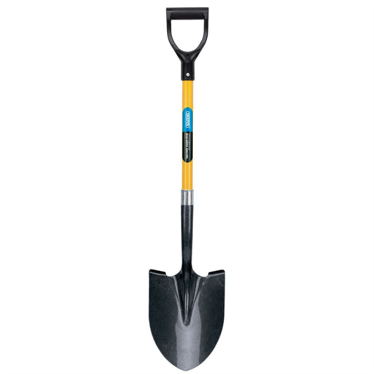 Draper 43216 Round Point Builders Shovel with Fibreglass Shaft Draper