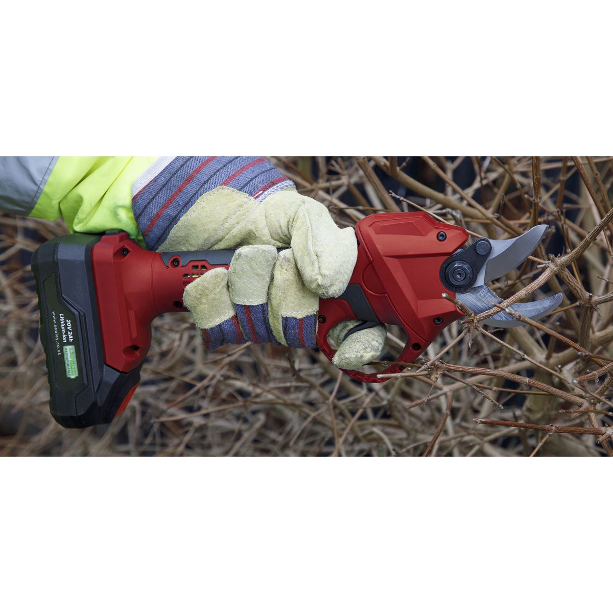 Sealey CP20VPSKIT1 Cordless Pruning Shears Kit 20V 2Ah SV20 Series Sealey