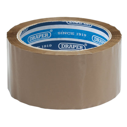 Draper 63388 Packing Tape Roll 66m x 50mm Draper