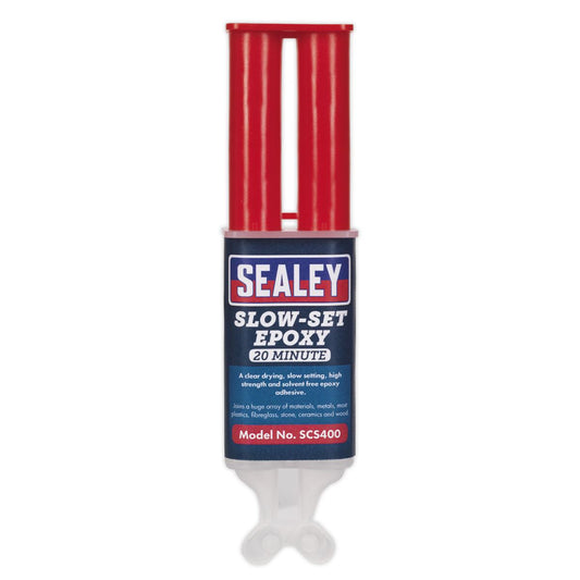 Sealey SCS400 Slow-Set 20 Minute Epoxy Adhesive 25ml Sealey