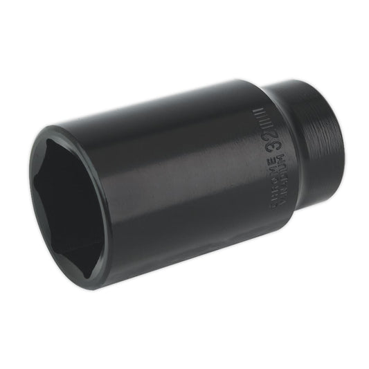 Sealey IS1232D Impact Socket 32mm Deep 1/2"Sq Drive Sealey