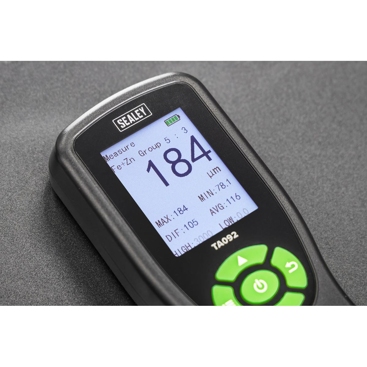 Sealey TA092 Rechargeable Paint Thickness Gauge