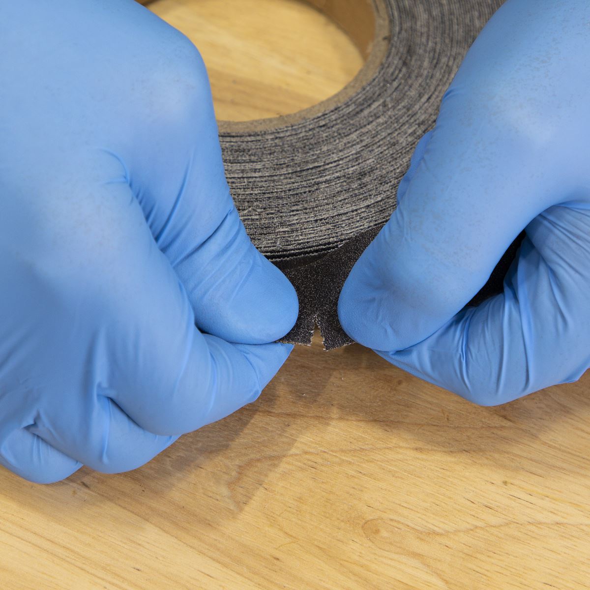 Sealey ER252580 Emery Roll Blue Twill 25mm x 25m 80Grit Sealey