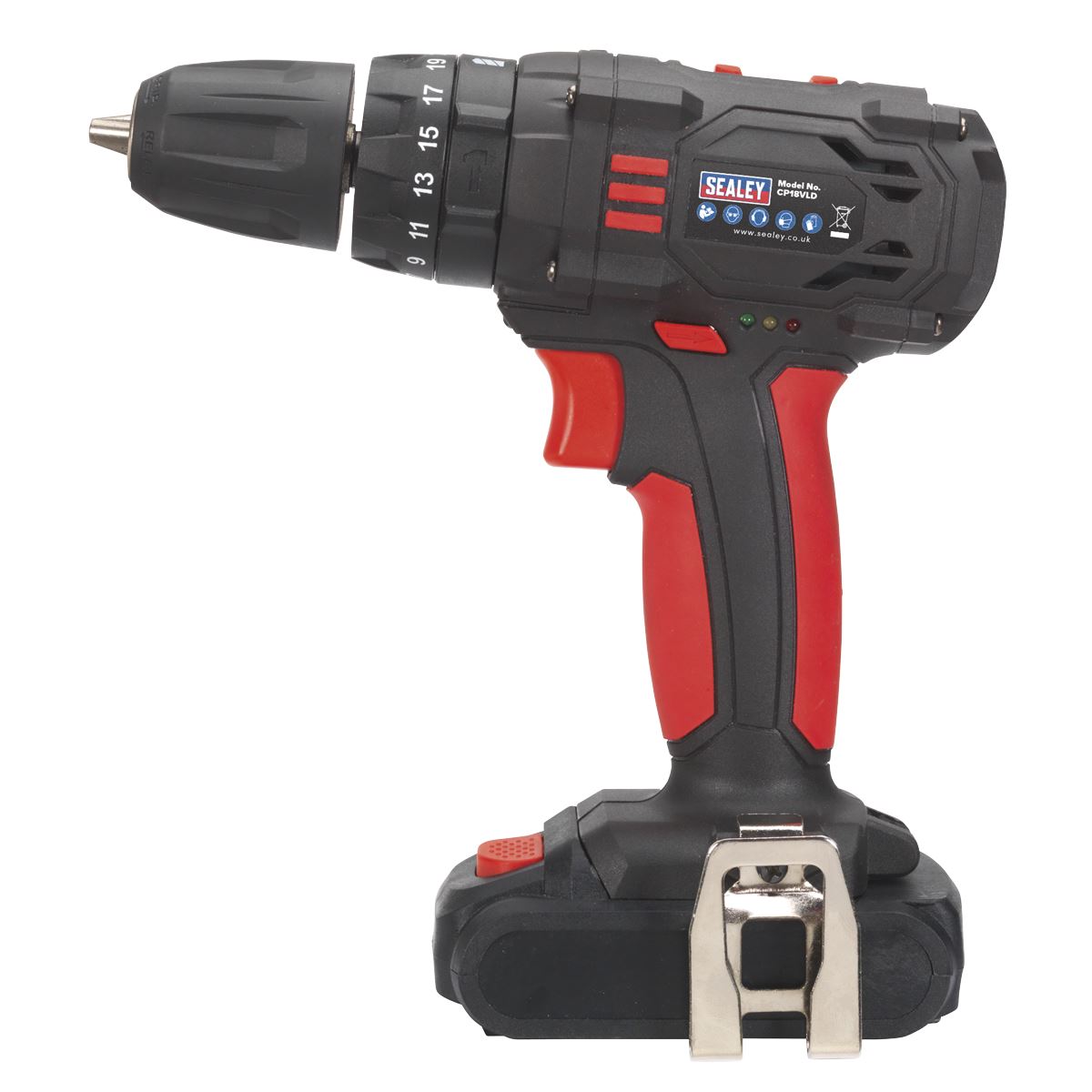 Sealey CP18VLD 18V Ø10mm Cordless Combi Drill Sealey