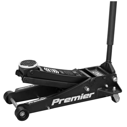 Sealey 3040AB Premier Low Profile Trolley Jack with Rocket Lift 3 Tonne - Black Sealey
