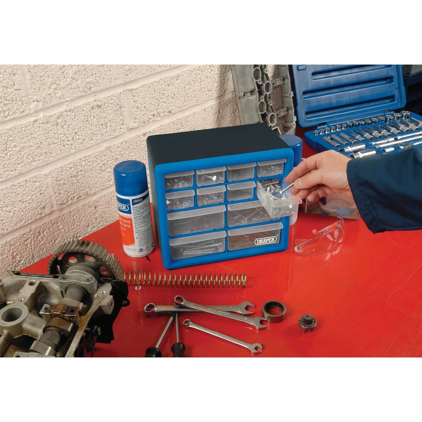 Draper 12014 12 Drawer Organiser Draper