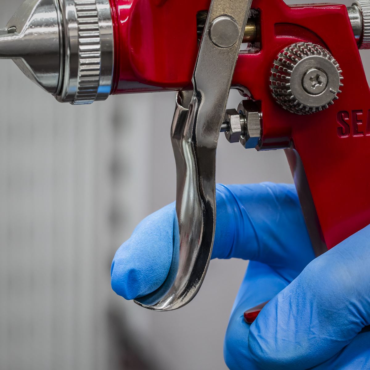 Sealey HVLP742 HVLP Gravity Feed Spray Gun - 2mm Set-Up Sealey