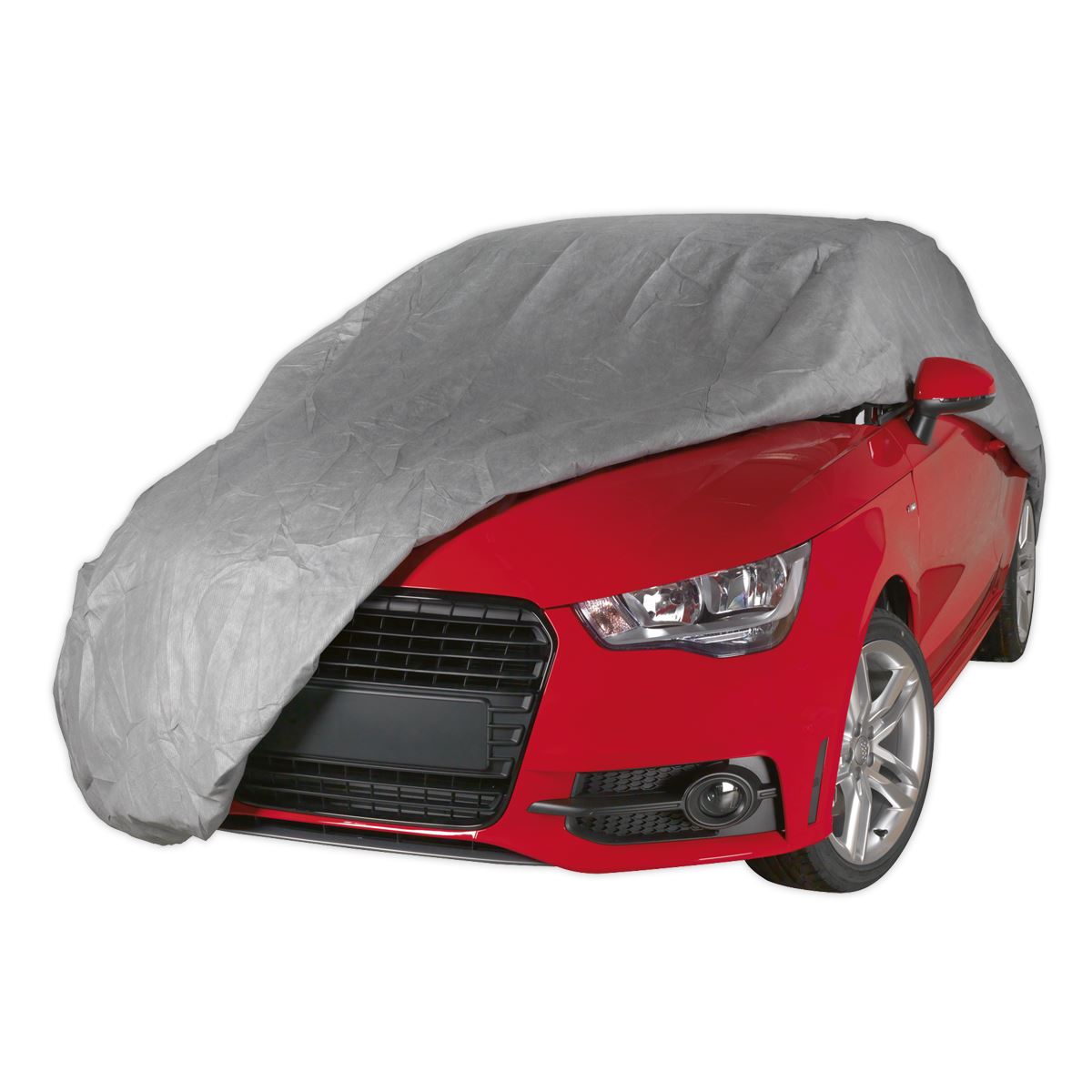 Sealey SCCM All-Seasons Car Cover 3-Layer - Medium Sealey