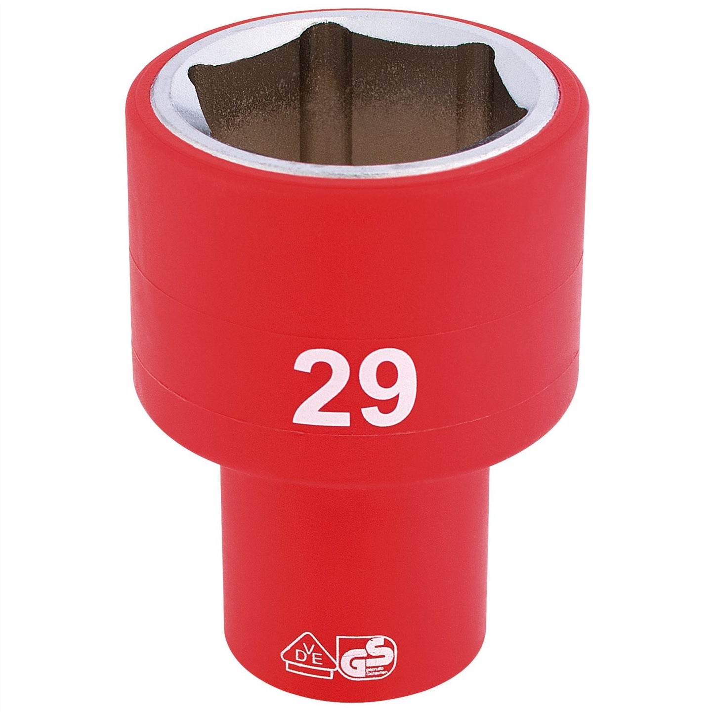 Draper 31988 Fully Insulated VDE Socket 1/2" Sq. Dr. 29mm Draper