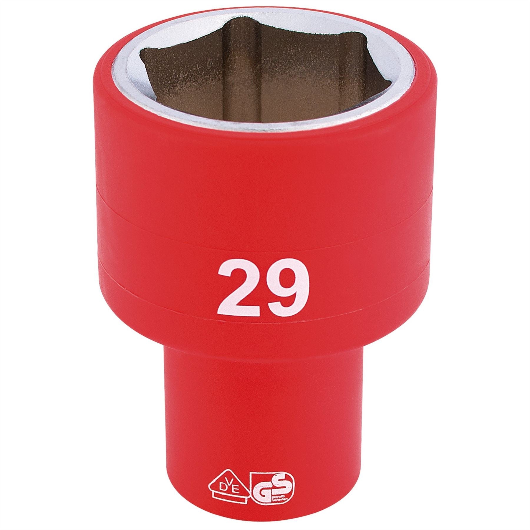Draper 31988 Fully Insulated VDE Socket 1/2" Sq. Dr. 29mm Draper