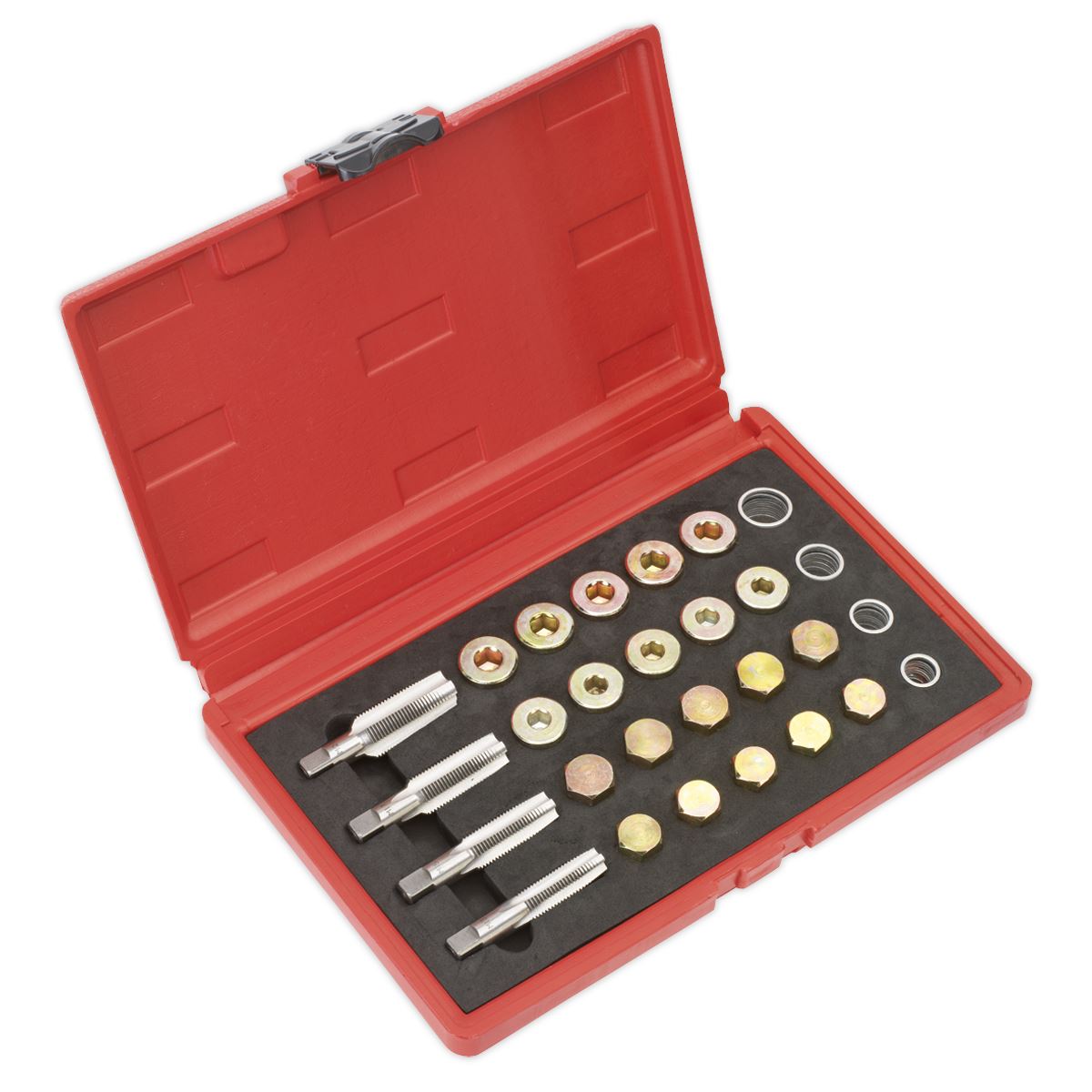 Sealey VS660 Drain Plug Thread Repair Set Sealey