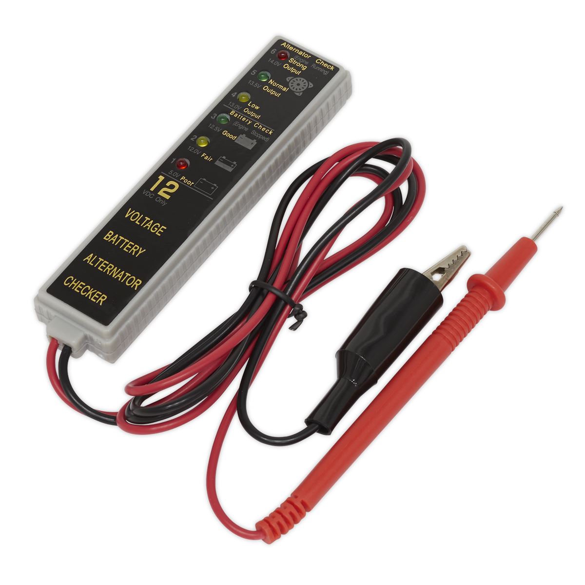 Sealey AK400 Battery & Alternator Tester 12V LED Sealey