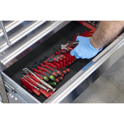 Sealey PR03 Pliers Rack 520mm Sealey