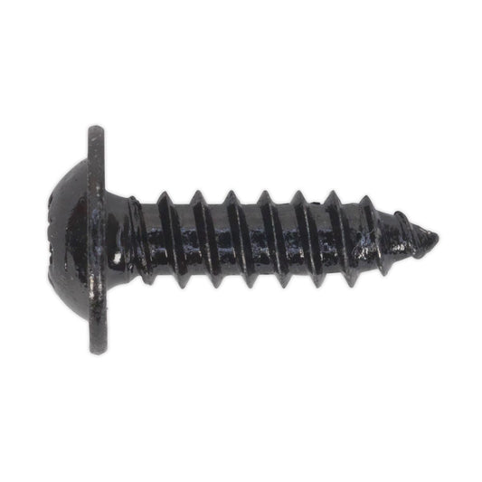 Sealey BST4816 Self-Tapping Screw 4.8 x 16mm Flanged Head Black Pozi Pack of 100 Sealey