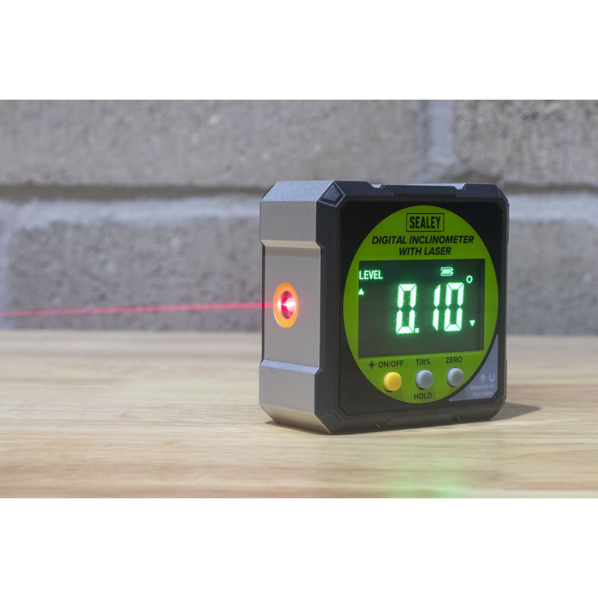 Sealey AK9991 Inclinometer Digital with Laser Sealey