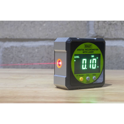 Sealey AK9991 Inclinometer Digital with Laser Sealey