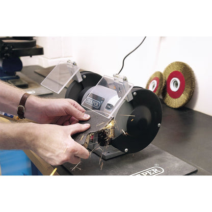 Draper 66804 Bench Grinder 150mm 250W Draper