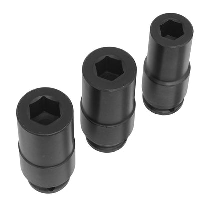 Sealey SX319 Deep Weighted Impact Socket Set 1/2"Sq Drive 3pc Sealey