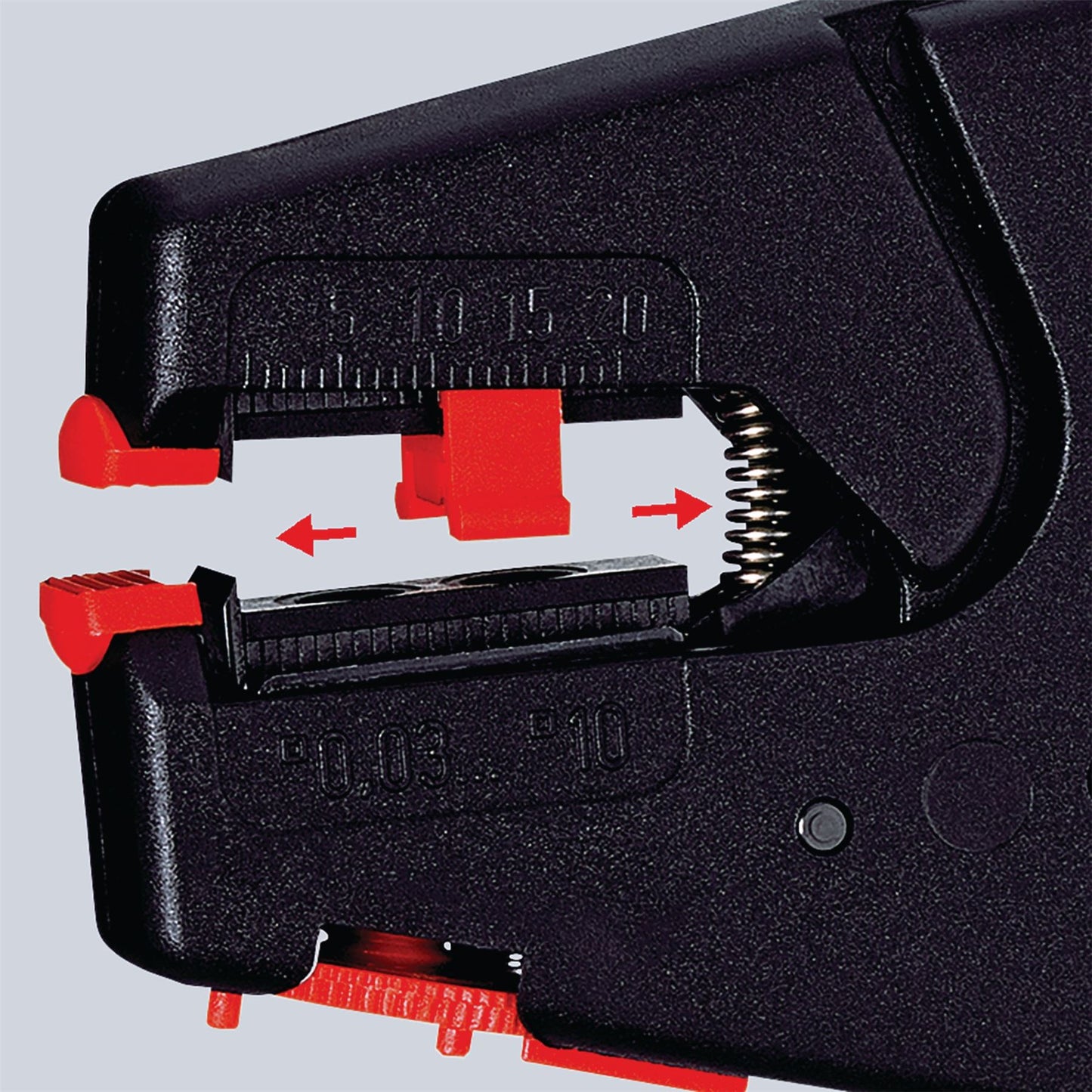 Knipex 88979 12 40 200SB Self Adjusting Insulation Stripper 200mm Knipex