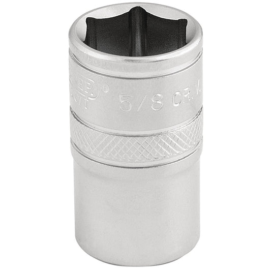 Draper 16628 6 Point Imperial Socket 1/2" Sq. Dr. 5/8" Draper