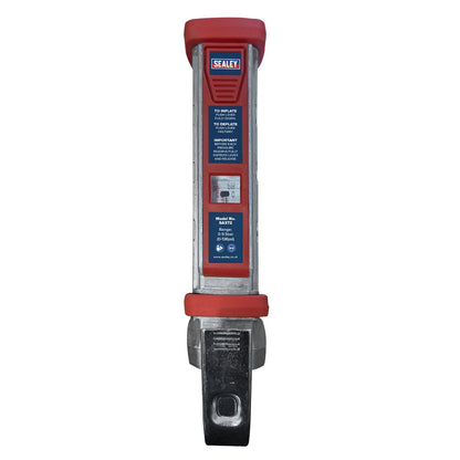 Sealey SA372 Tyre Inflator 2.7m Hose with Clip-On Connector Sealey