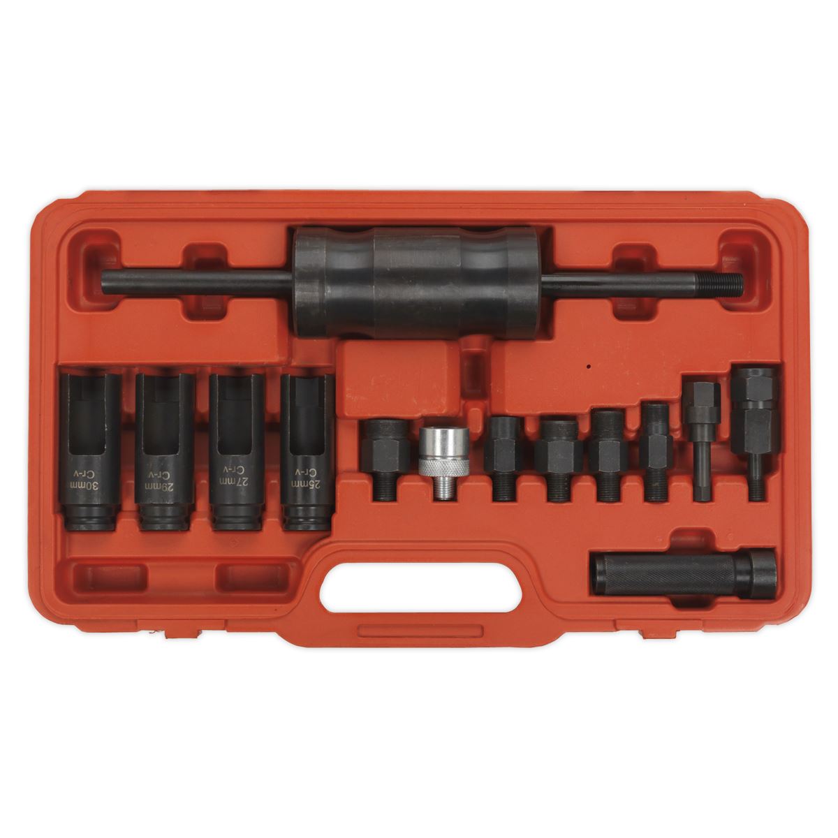 Sealey VS2059 Diesel Injector Puller Set 14pc Sealey