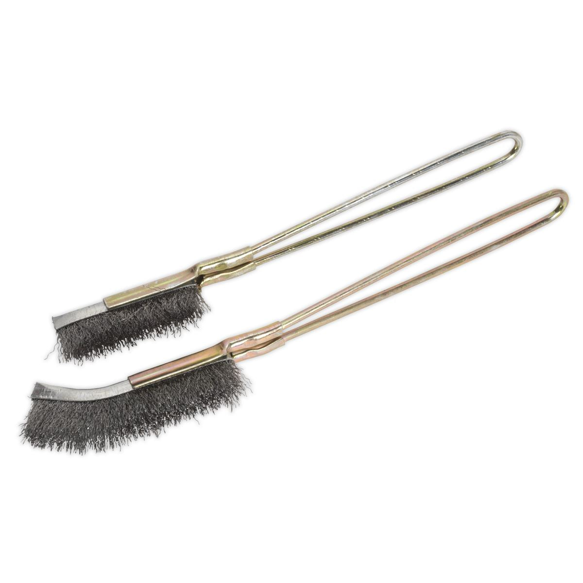 Sealey WB06 Wire Brush Set 2pc Sealey