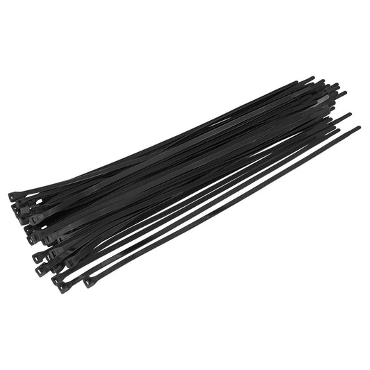 Sealey CT45076P50 Cable Tie 450 x 7.6mm Black Pack of 50 Sealey