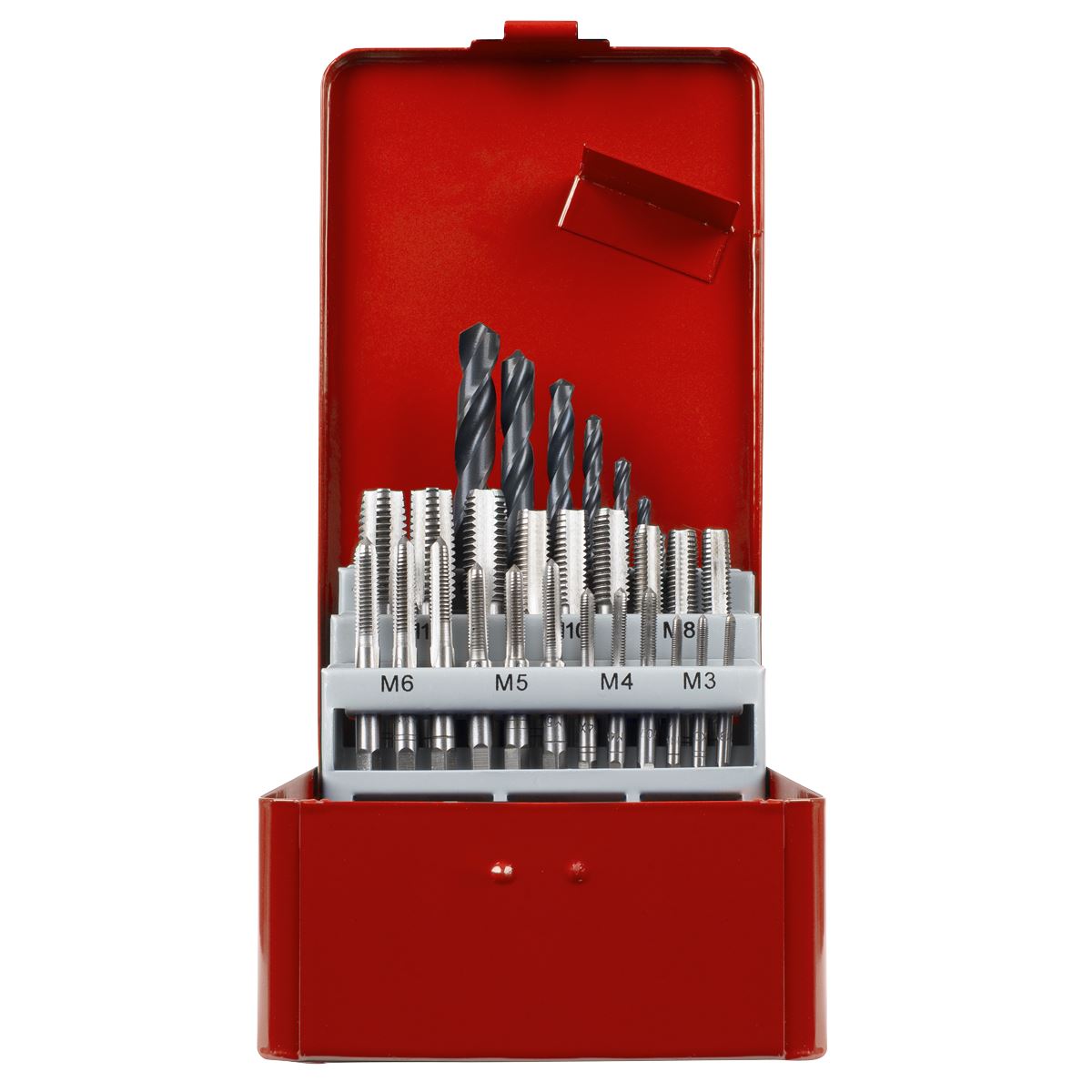 Sealey AK3023 Tap & Drill Bit Set 28pc Metric Sealey