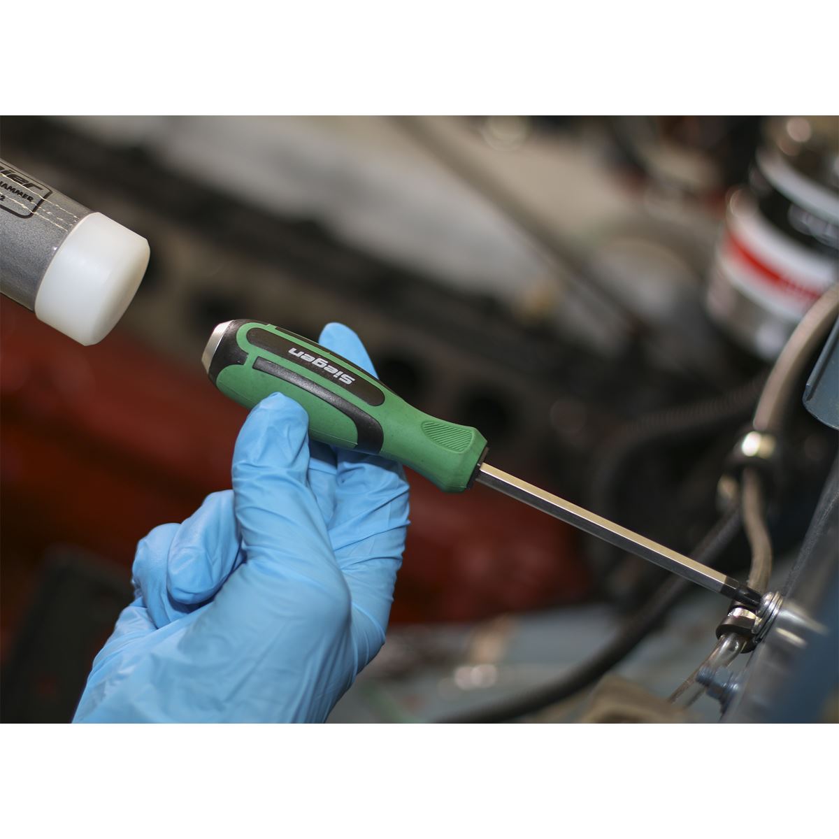 Siegen S01106 Hammer-Thru Screwdriver Hex Key & Bit Set 44pc Siegen