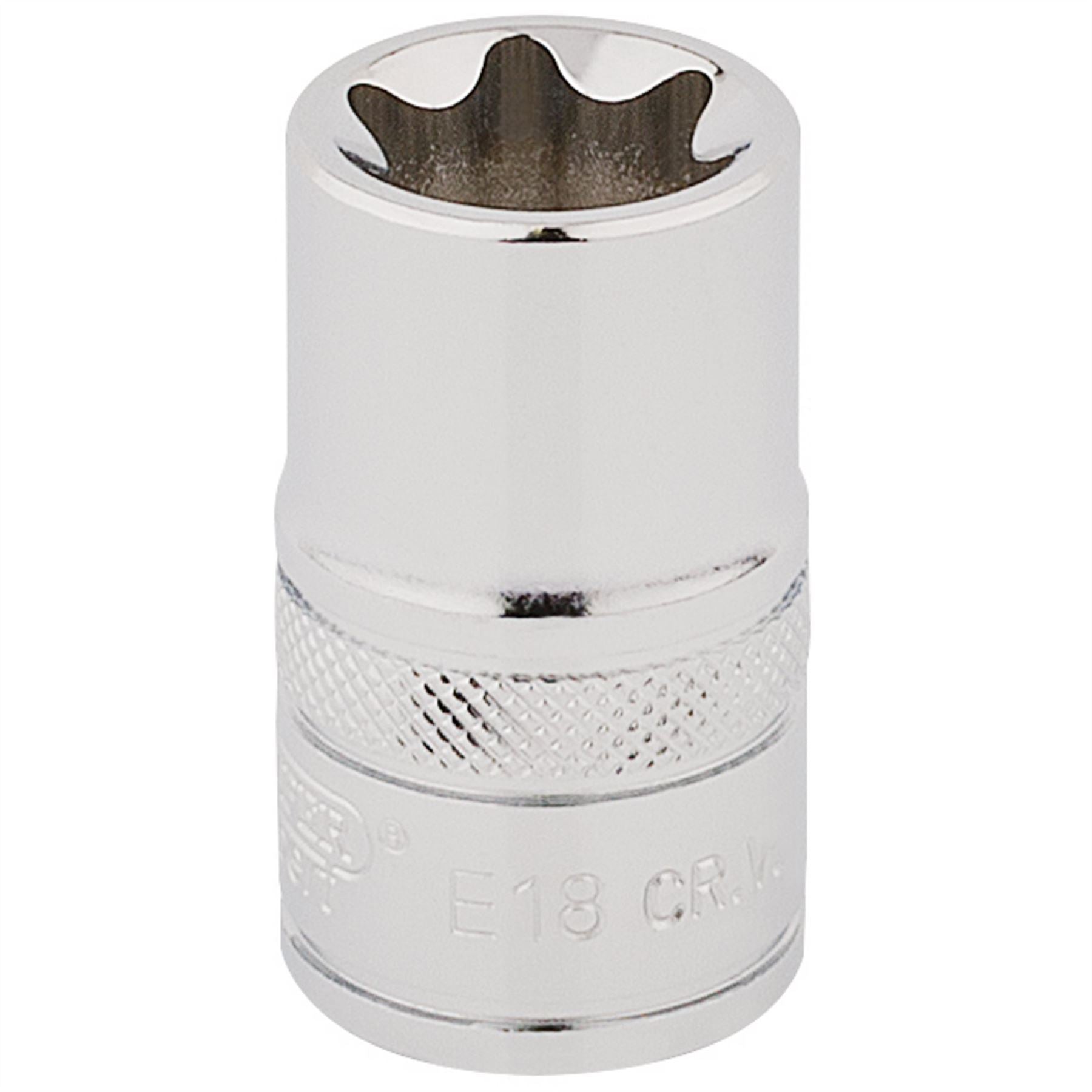 Draper 34340 TX-STAR® Socket 1/2" Sq. Dr. E18 Draper