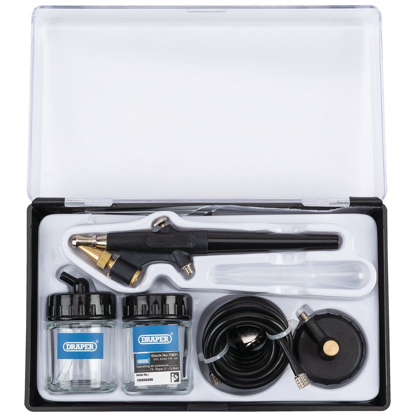 Draper 70831 Air Brush Kit 7 Piece Draper