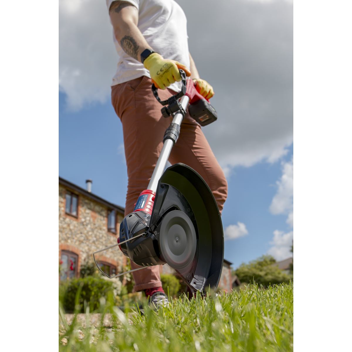 Sealey CS20VCOMBO2 Strimmer Cordless 20V SV20 Series with 2Ah Battery & Charger Sealey