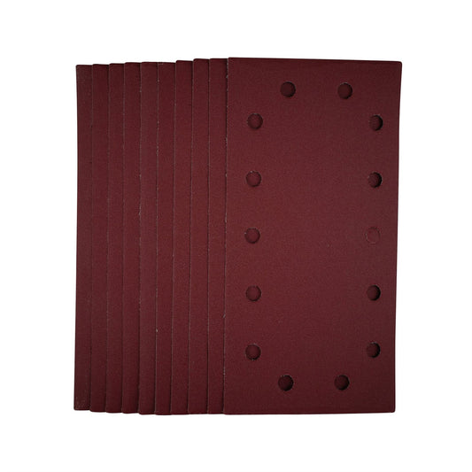 Draper 55865 1/2 Sanding Sheets with Hook and Loop 115 x 230mm 240 Grit Pack of 10 Draper