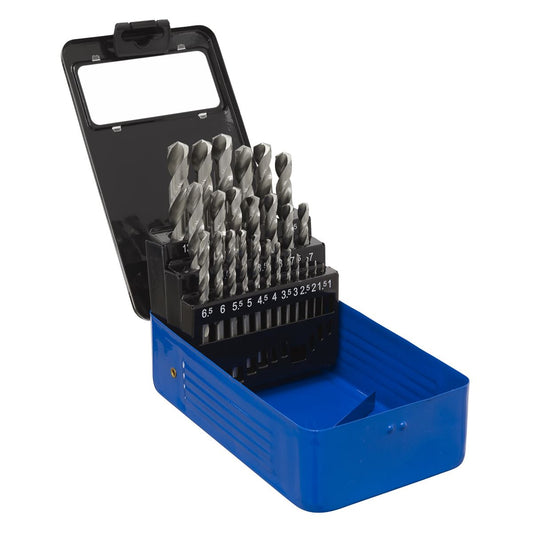 Sealey AK47251 HSS Split Point Fully Ground Drill Bit Set 25pc Metric Sealey