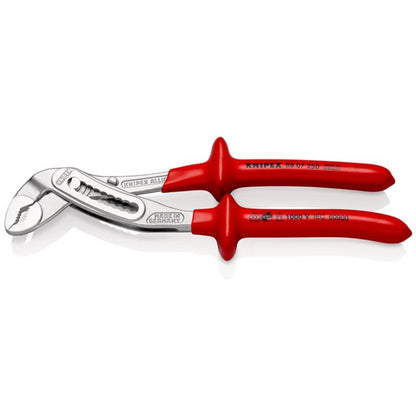 Knipex 21923 88 07 250 Alligator® Water Pump Pliers with dipped insulation VDE-tested chrome-plated 250mm Knipex