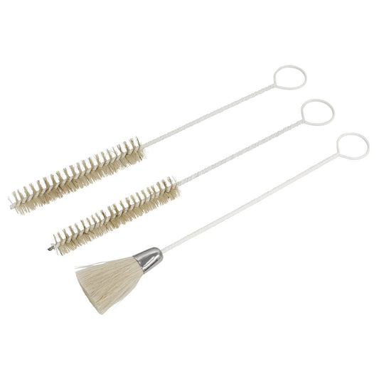 Sealey BSGC/3 Spray Gun Cleaning Brush Set 3pc Sealey