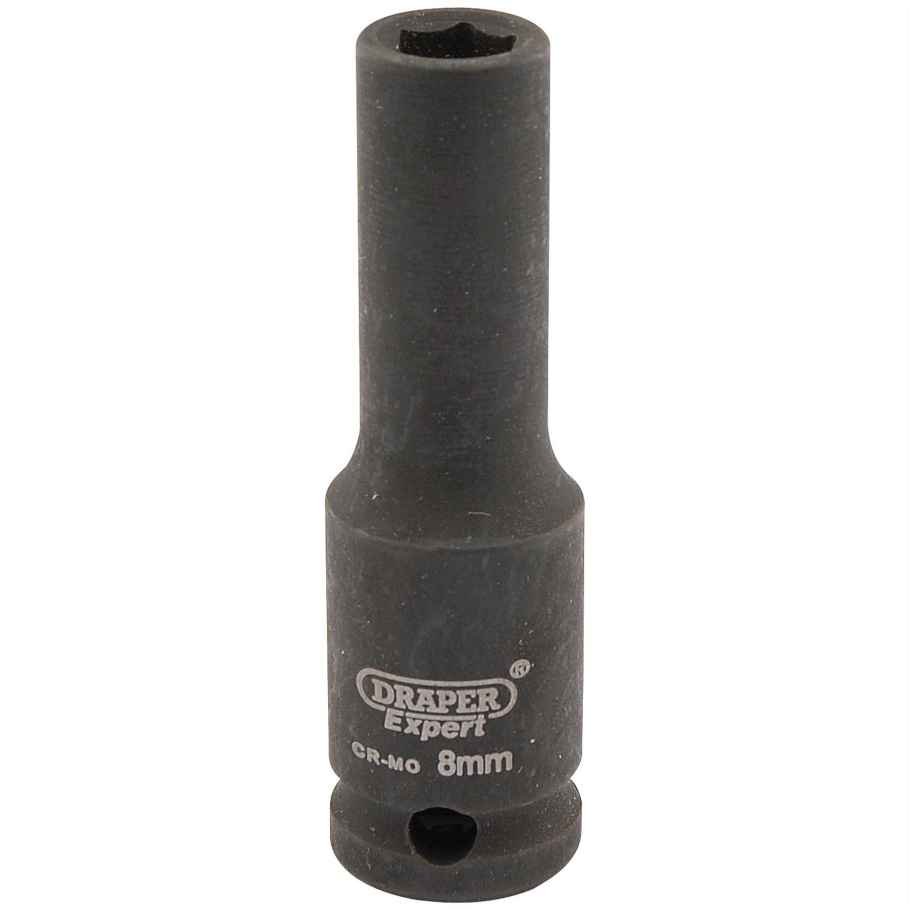 Draper 06881 Expert HI-TORQ® 6 Point Deep Impact Socket 3/8" Sq. Dr. 8mm Draper