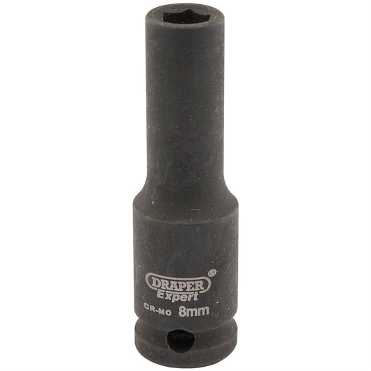 Draper 06881 Expert HI-TORQ® 6 Point Deep Impact Socket 3/8" Sq. Dr. 8mm Draper