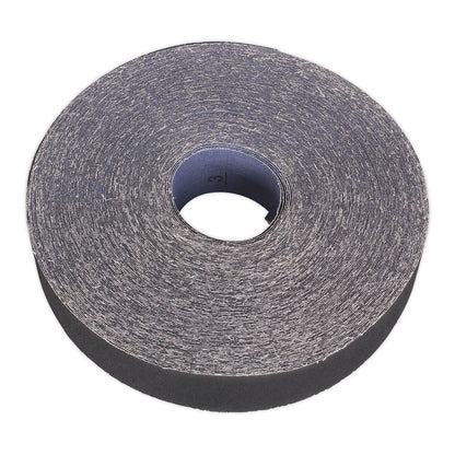 Sealey ER2550120 Emery Roll Blue Twill 25mm x 50m 120Grit Sealey