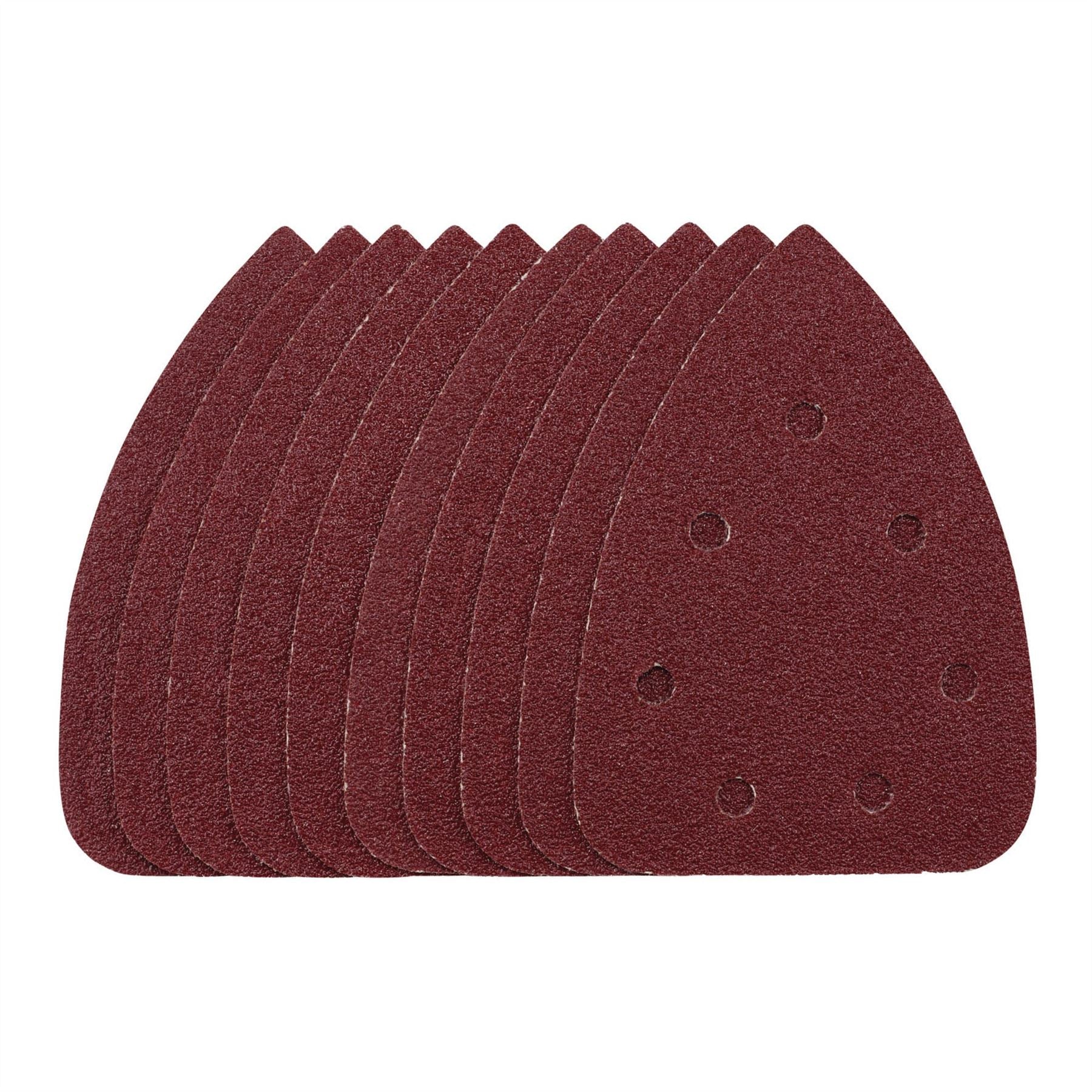 Draper 08611 Detail Sanding Sheets with Hook and Loop 140mm 40 Grit SSD6 Pack of 10 Draper