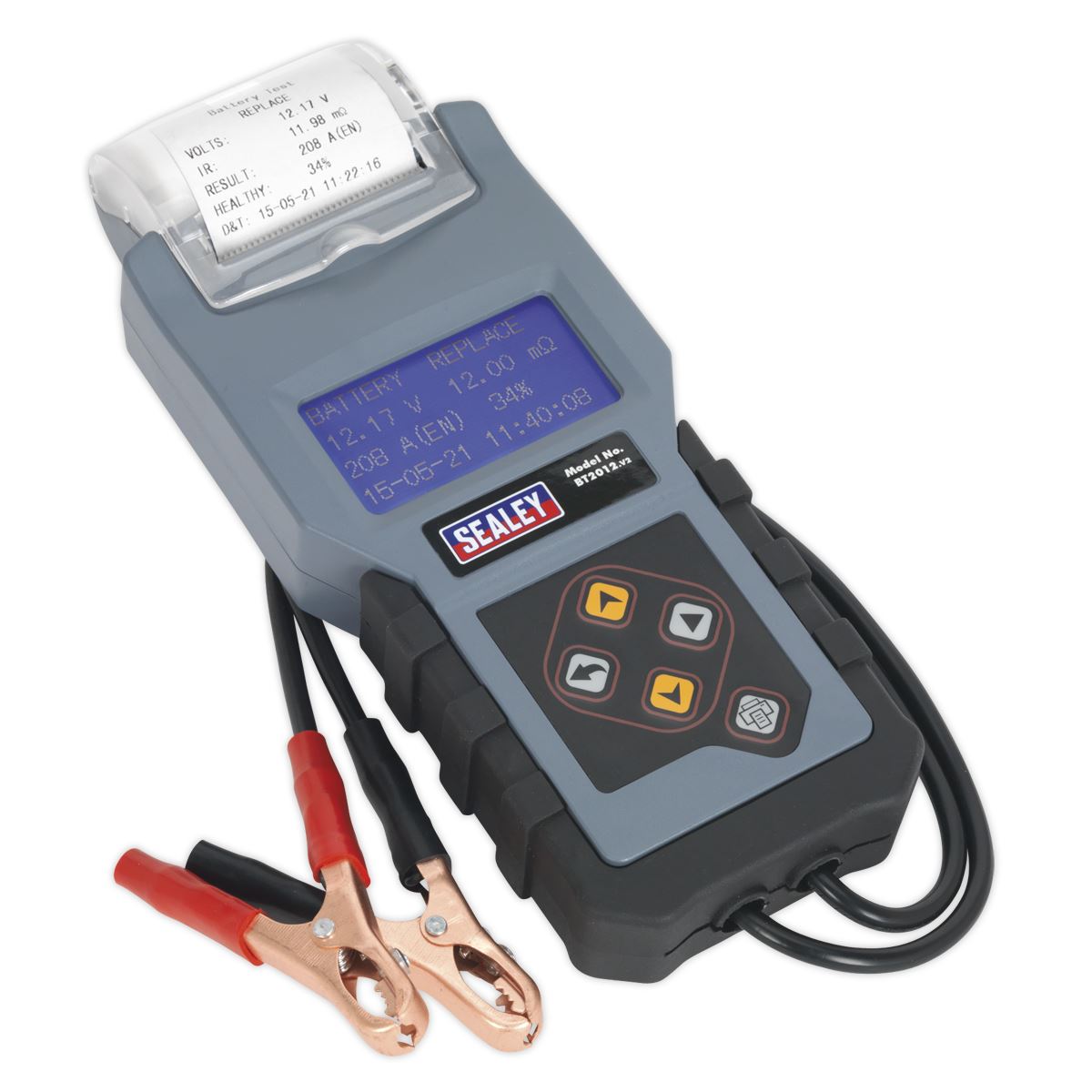 Sealey BT2012 Digital Battery & Alternator Tester with Printer 12V Sealey