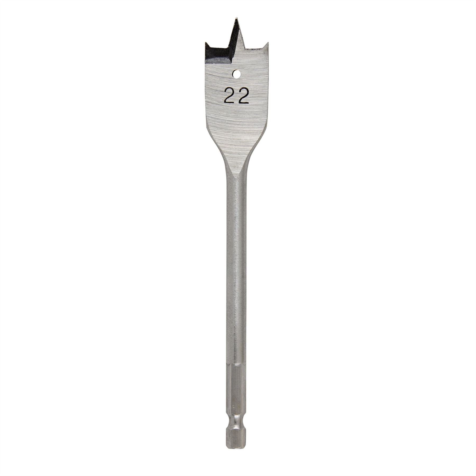 Draper 41590 Flat Wood Drill Bit 22 x 152mm Draper