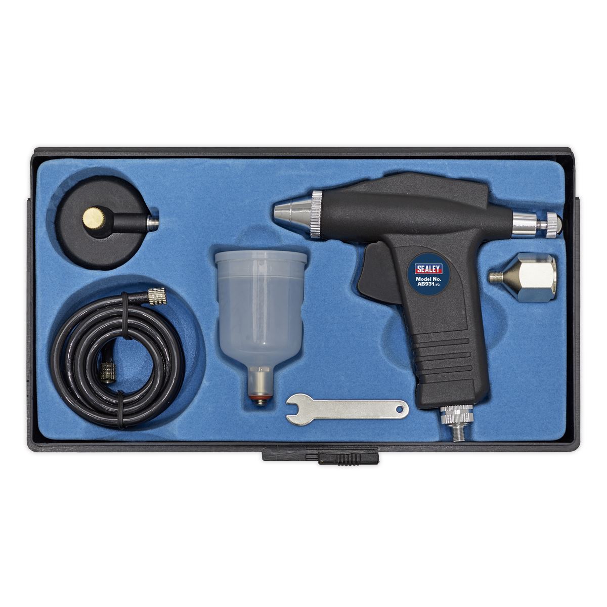 Sealey AB931 Air Brush Kit without Propellant Sealey