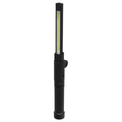 Sealey LED02G Rechargeable Aluminium Folding Pocket Light 2 COB & 1 SMD LED Sealey