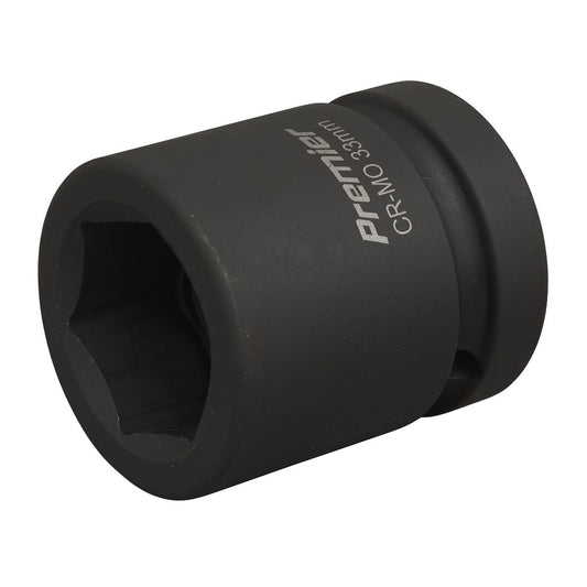 Sealey IS133 Impact Socket 33mm 1"Sq Drive Sealey