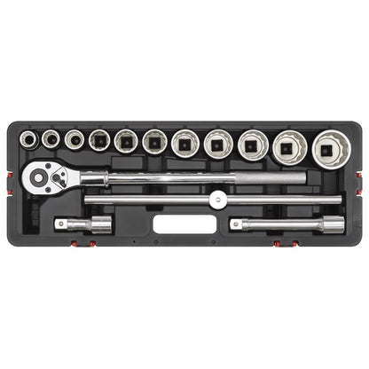 Sealey AK2583 Socket Set 3/4"Sq Drive 12-point WallDrive® 15pc Metric Sealey